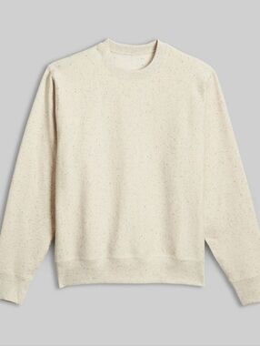 House Of Blanks 4009 RELAXED FIT FLEECE CREWNECK In Natural Speckle